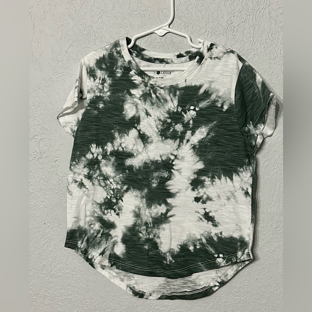 Zella girls tie dye tshirt top small